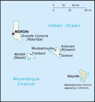 Map Mayotte